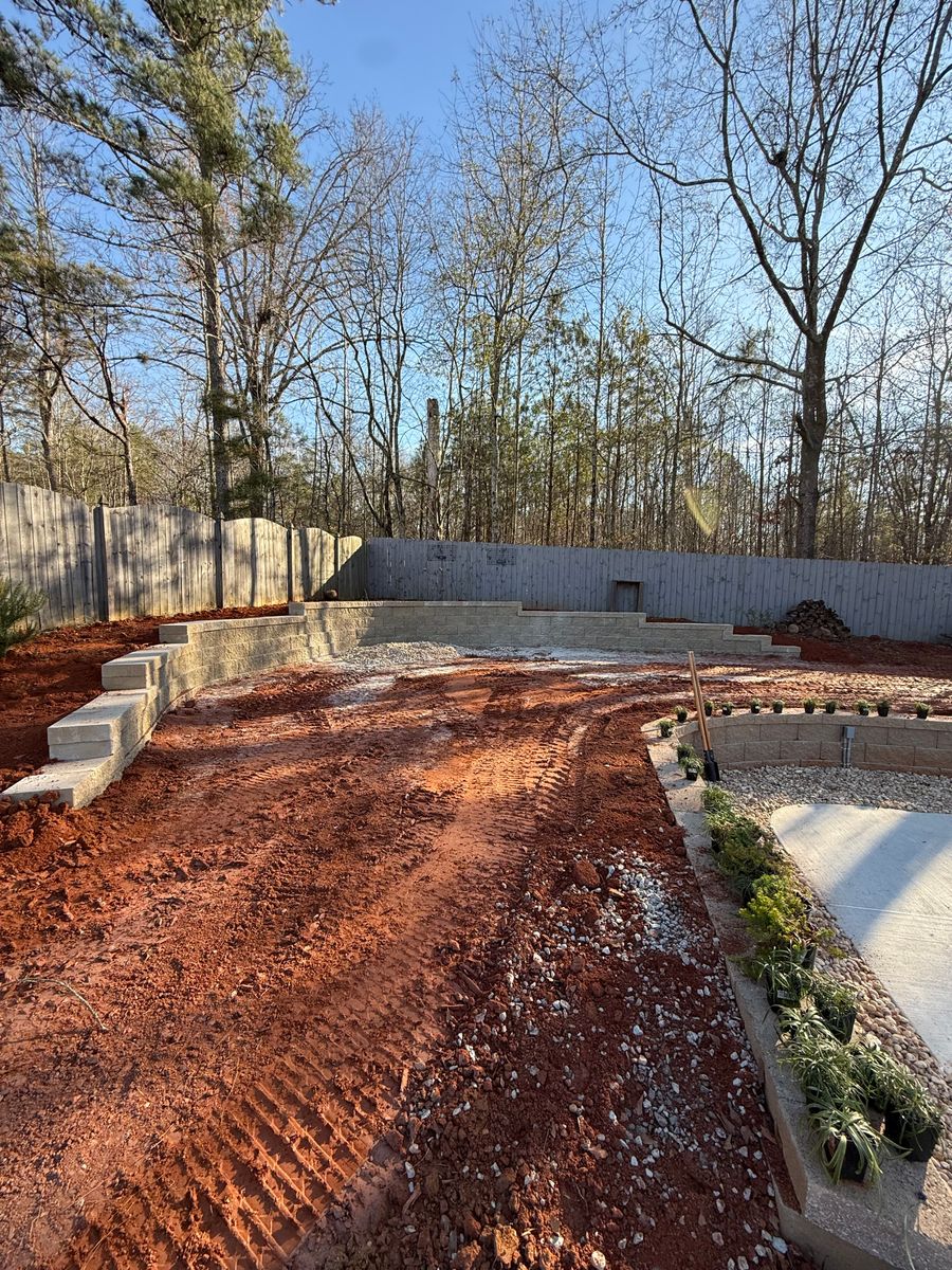 Retaining Walls for 360 Grading and Concrete in Bremen, GA