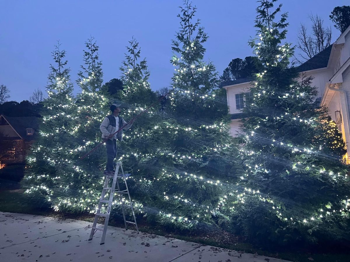 Holiday Lighting for Under Pressure: Pressure Washing Service in Raleigh, NC