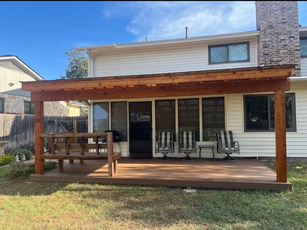 PERGOLAS for ATX Outdoor Construction in Cedar Creek, TX