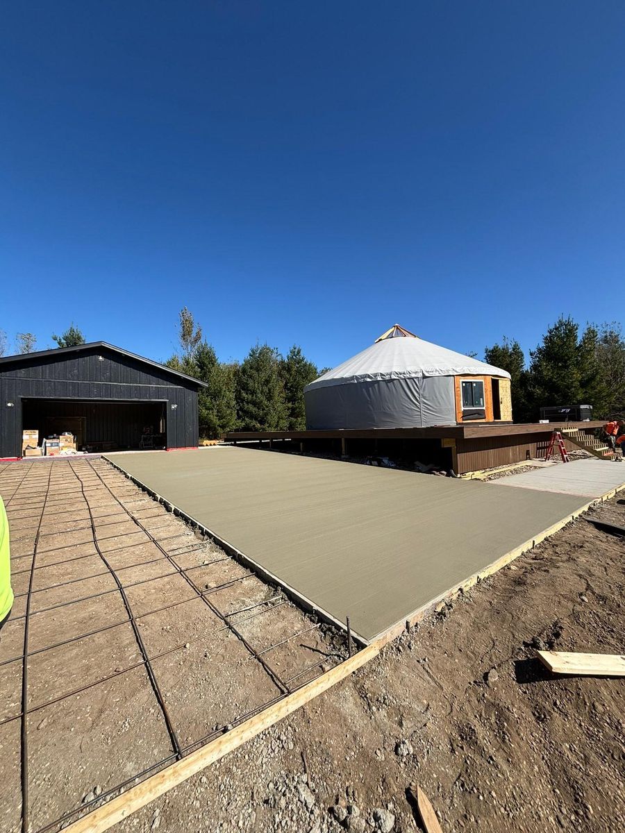 Foundations for Johnson Concrete in New London, MN