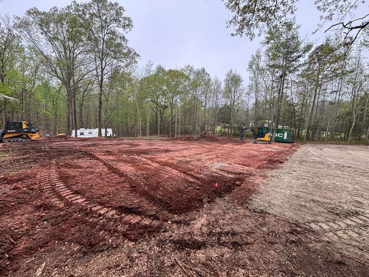 Land Grading for O'Connor Clearing and Hauling LLC in Anderson County, SC