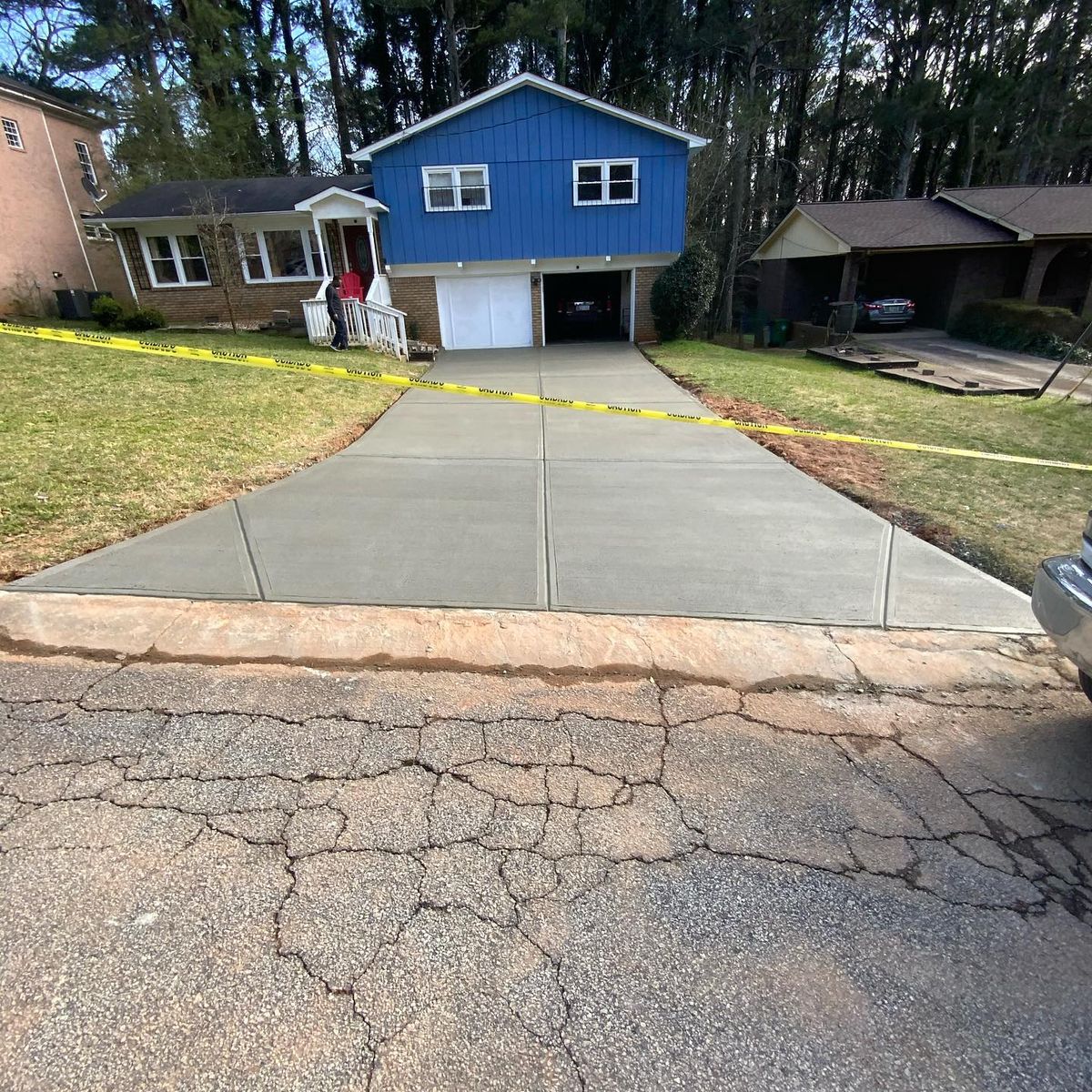 Stamped Concrete Installation for Compadres Concrete in Griffin, GA