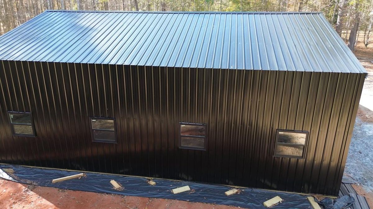 Pole Barn Construction for A Carpenter's Son in Williamson, GA