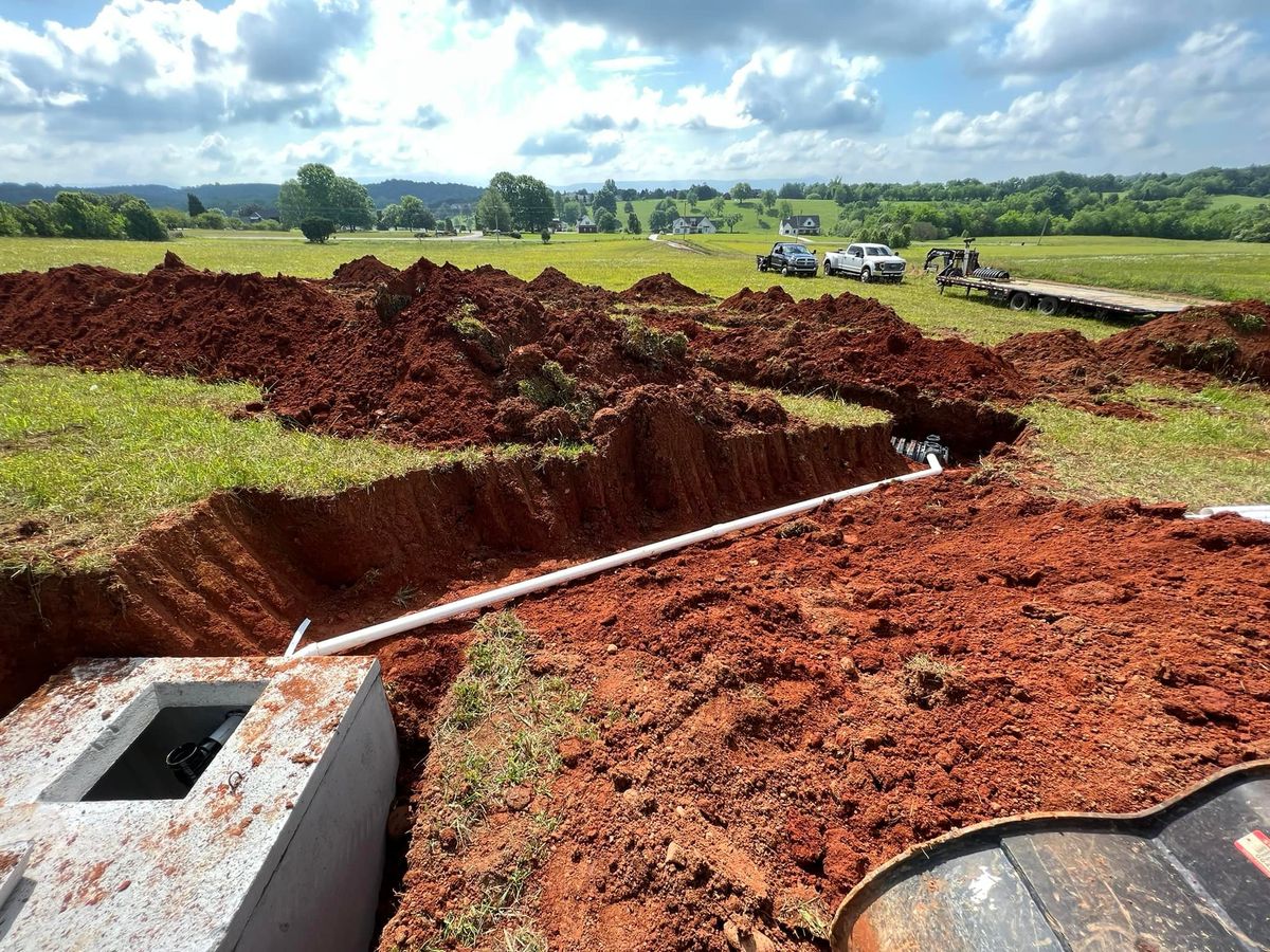 Septic Tank Installation for Southeast Land Services in Cleveland, TN