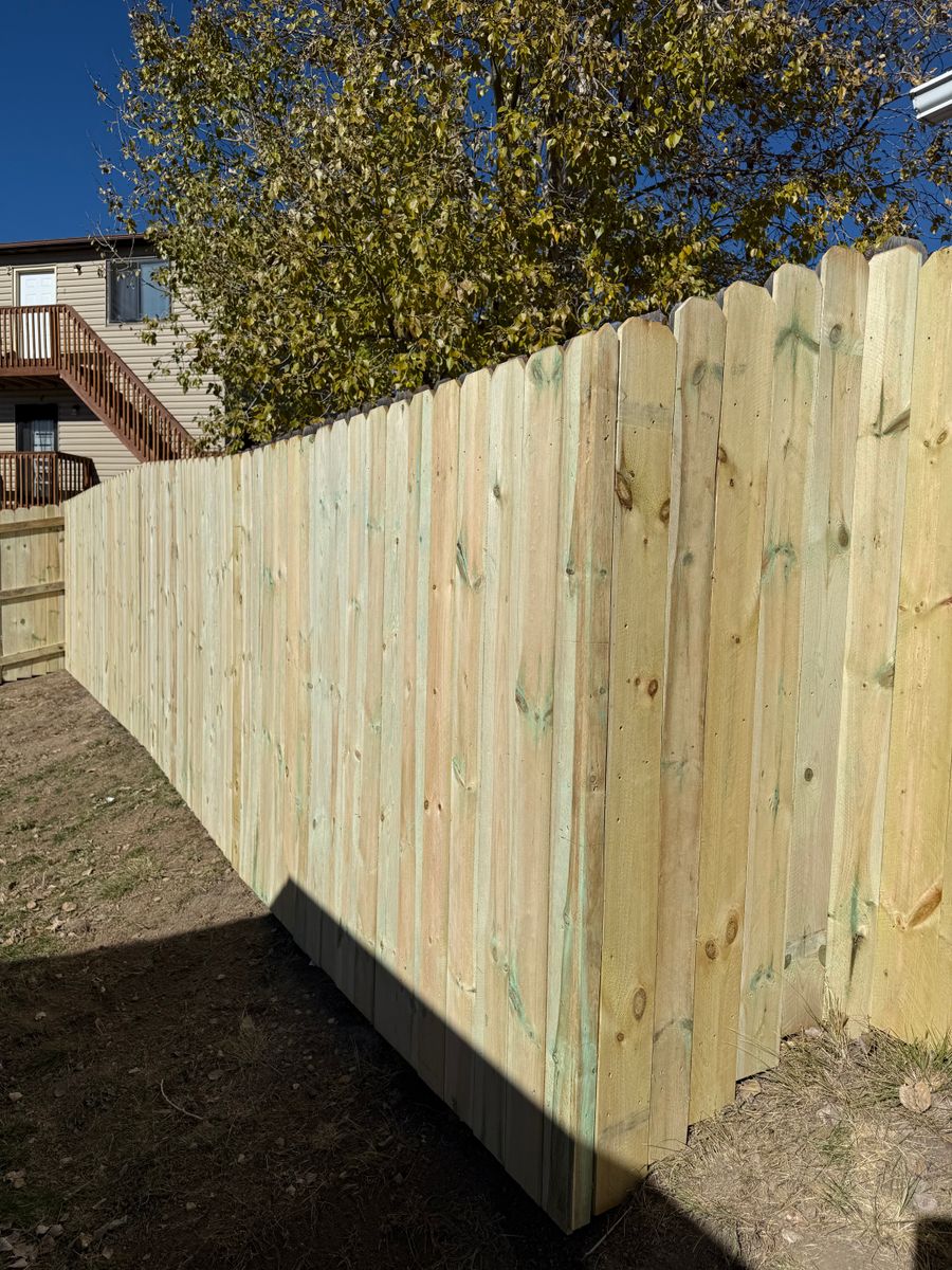 Fence Installation for DS Industries in Gillette, WY