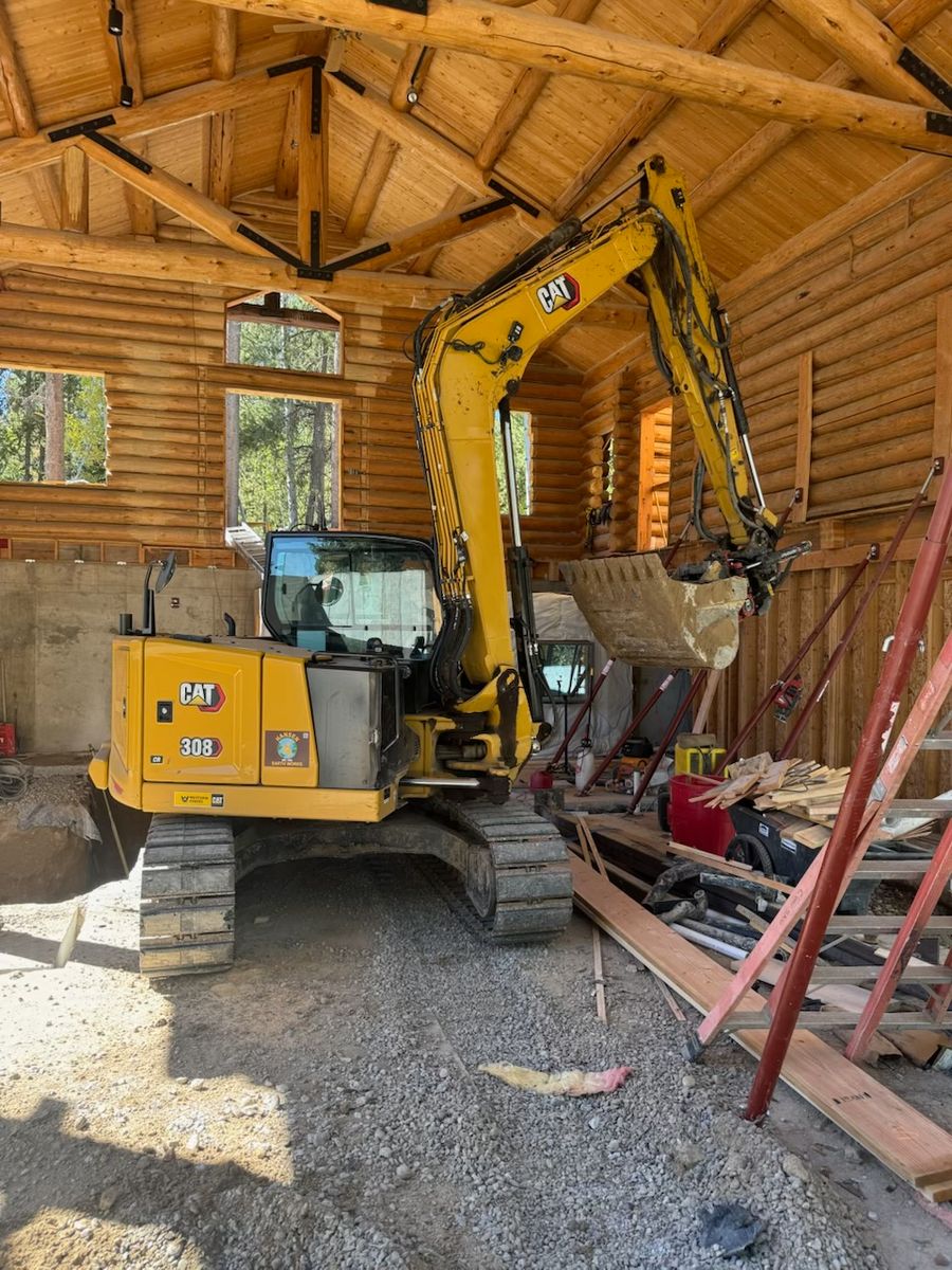 Foundation Excavation for Hansen Earth Works in Jackson, WY