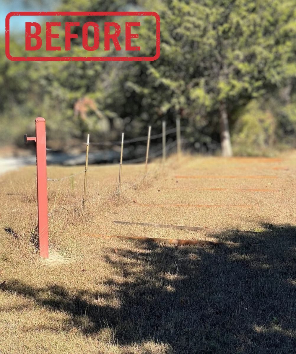 Pipe Entrances for Landers Ranch Services in Grimes County, TX