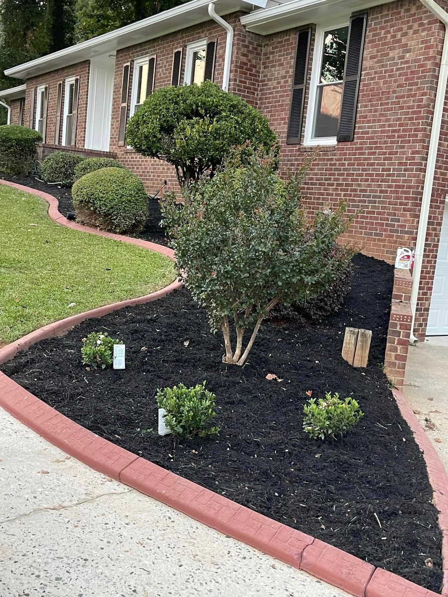 Mulch Installation for Worsham Landscaping and Pressure Washing LLC in Social Circle, GA