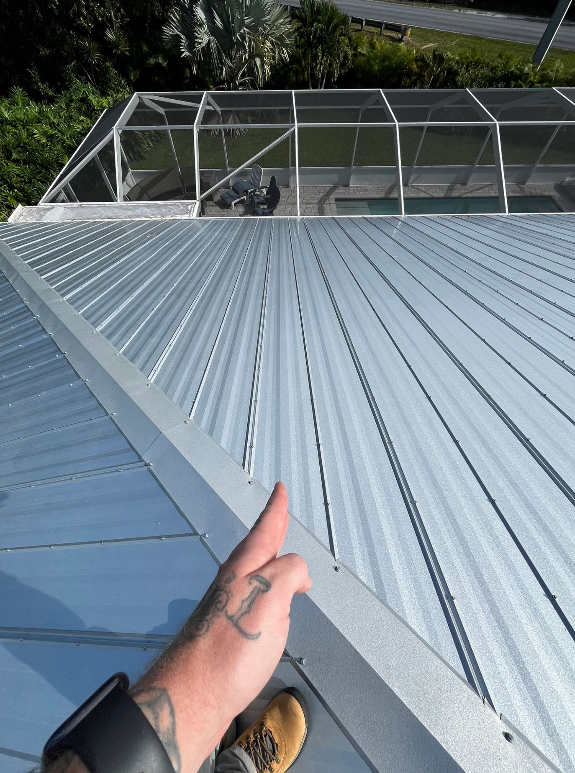 Metal Roof for Ridgecap Roofing in Port St. Lucie, FL