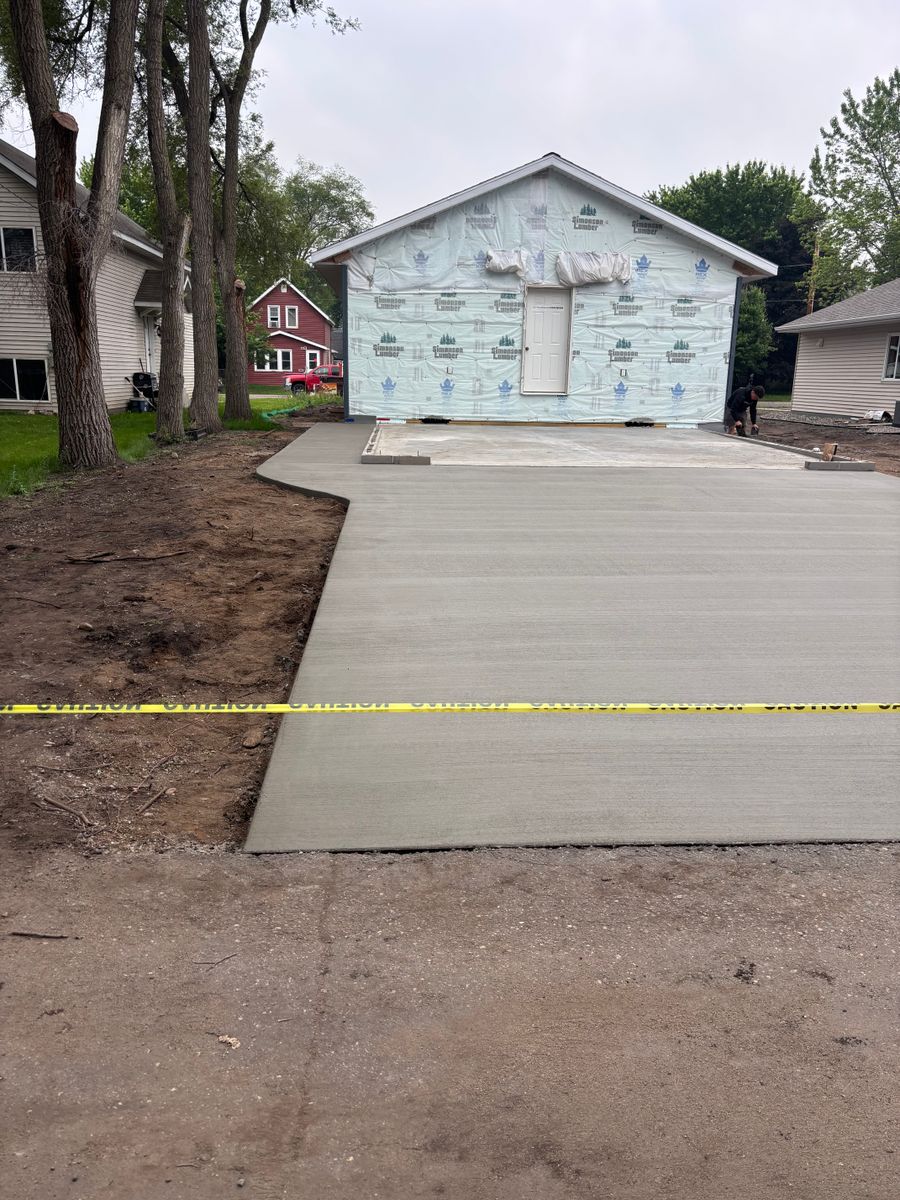 Concrete Slab Construction for Karasch Concrete & Masonry in Sartell, MN