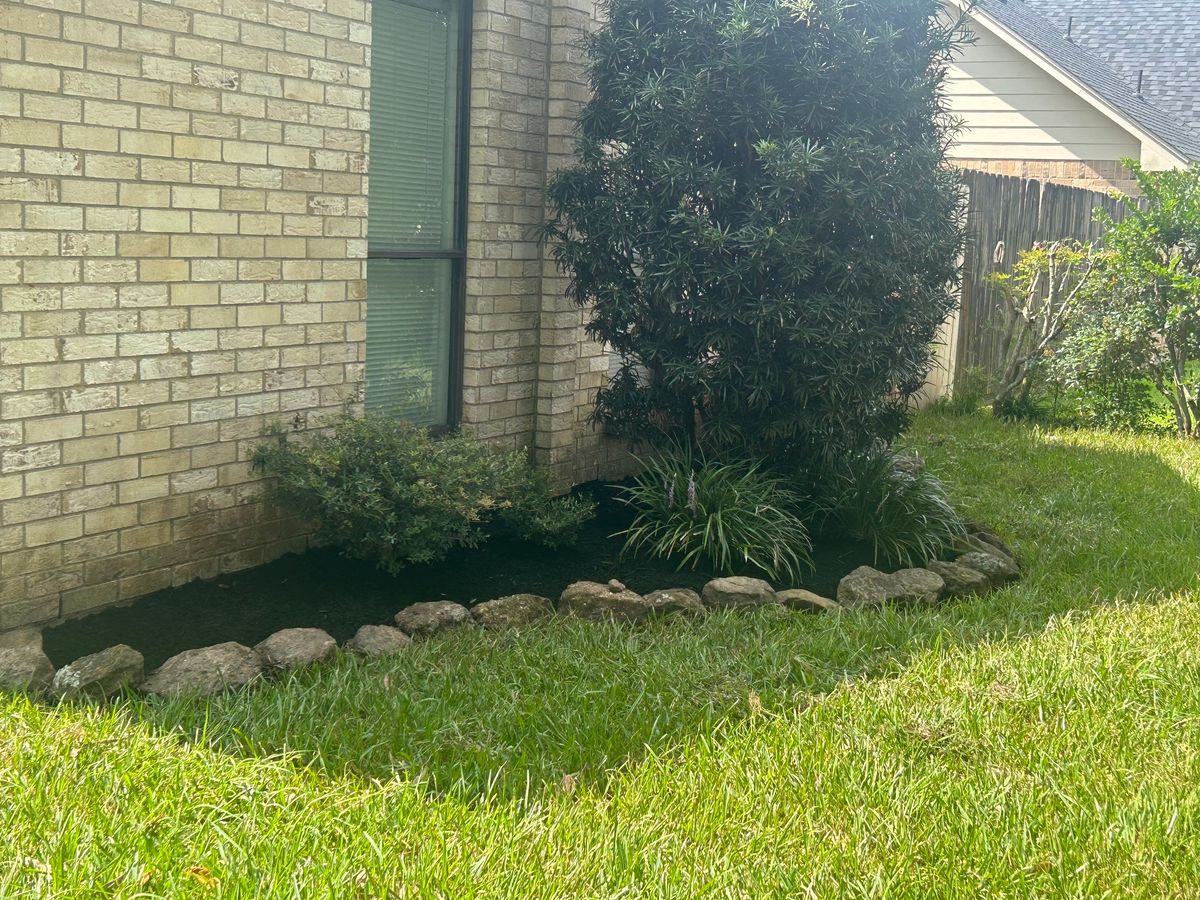Landscape Installation for JR’s Construction and Fencing in Liberty, TX