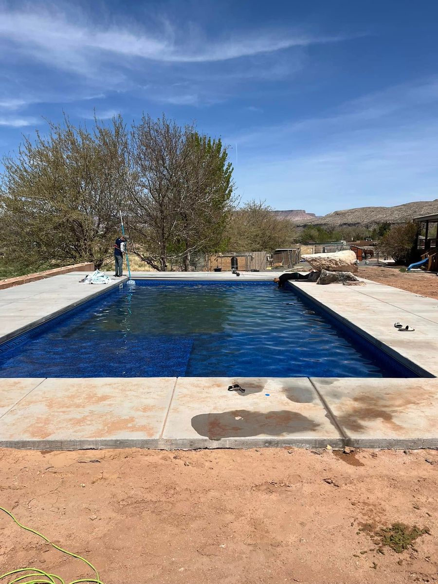 Custom Pool Construction for Savanna Pools in Hildale, UT