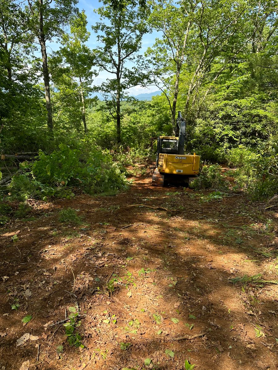 Land Clearing for Trophy Ridge Grading & Hauling in Mountain City, TN