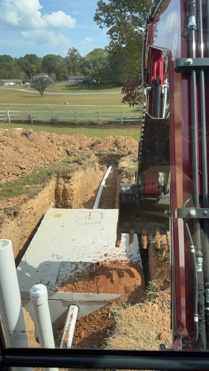 Septic Tank Installation for Walker Septic & Drain LLC in Chickamauga, GA