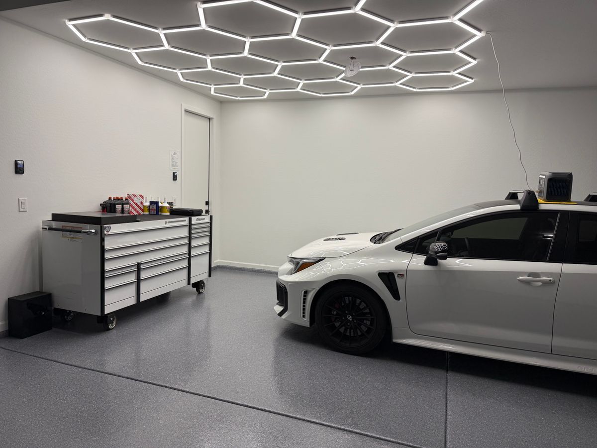 Epoxy Garage Coatings for PRYME EPOXY LLC in Mayer, AZ