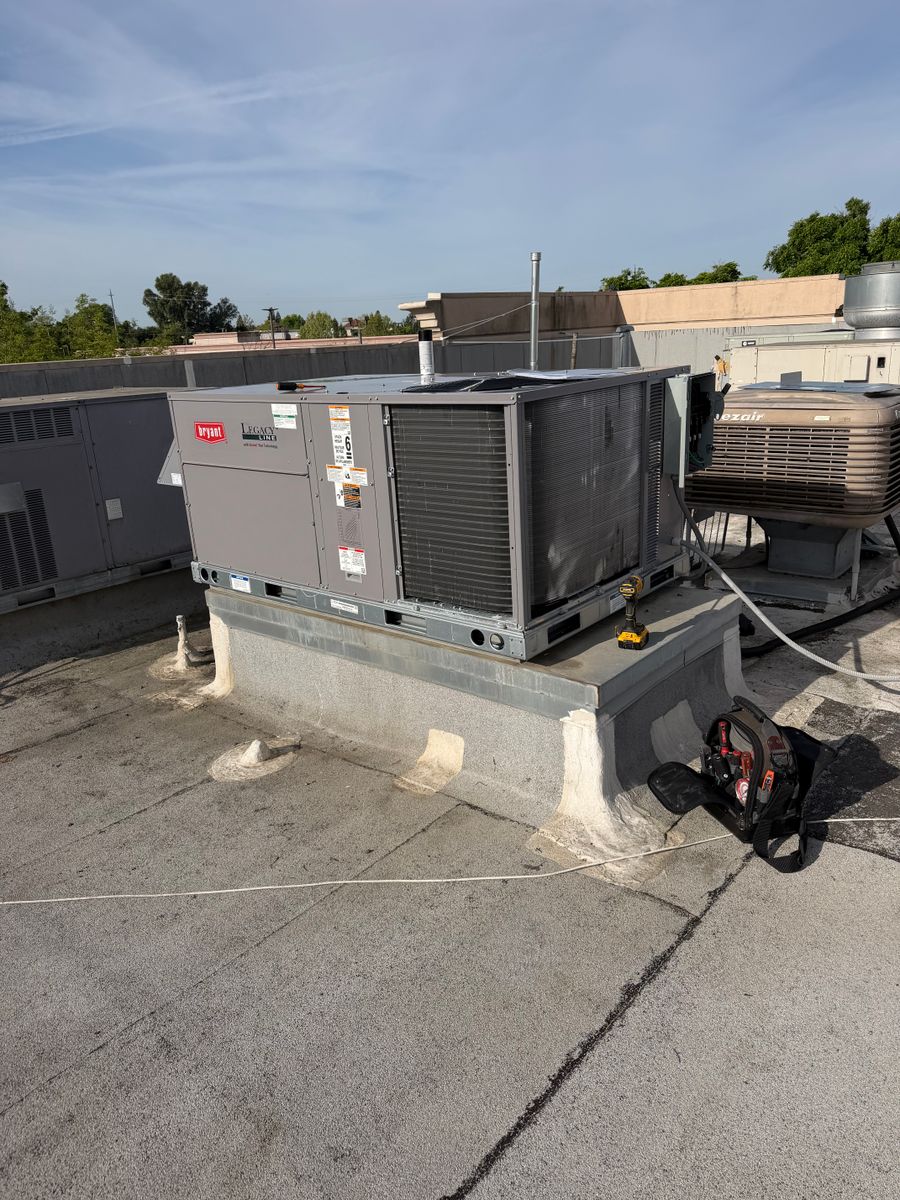 Commercial HVAC Installation for HVAC Headquarters in Sacramento, CA