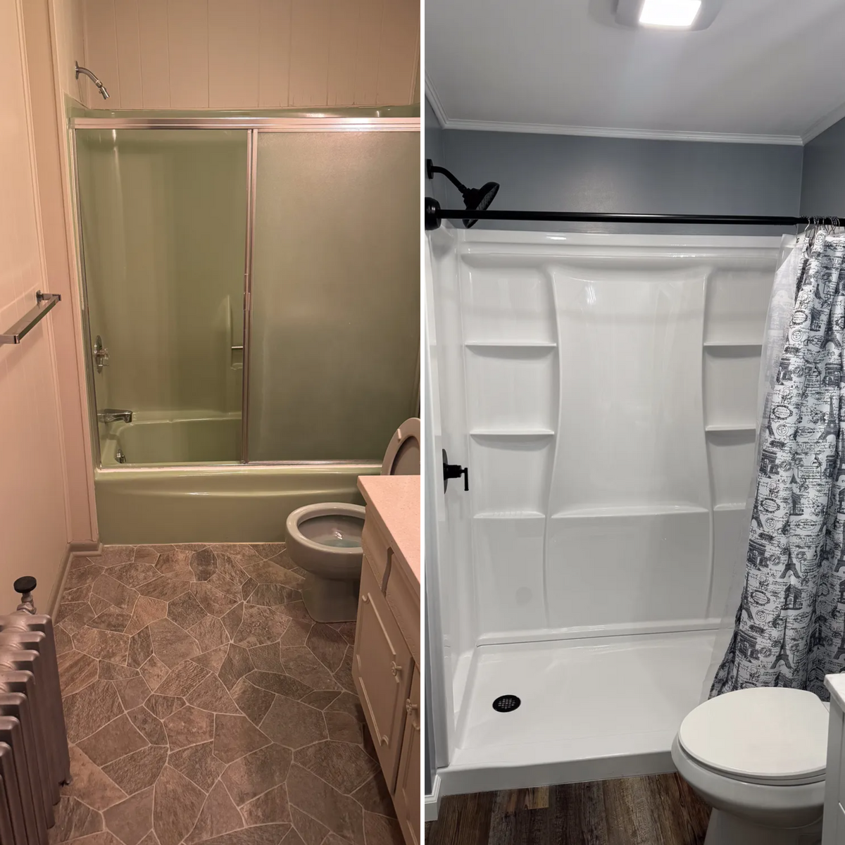 Bathroom Renovation for Rough Cut Renovations in Millersburg, PA