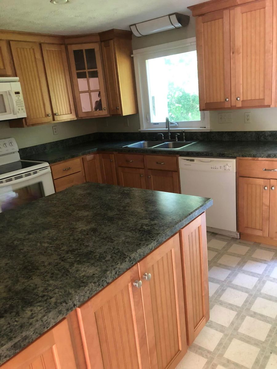 Kitchen Remodeling & Flooring Installation for Black Apex Development in Saco, ME