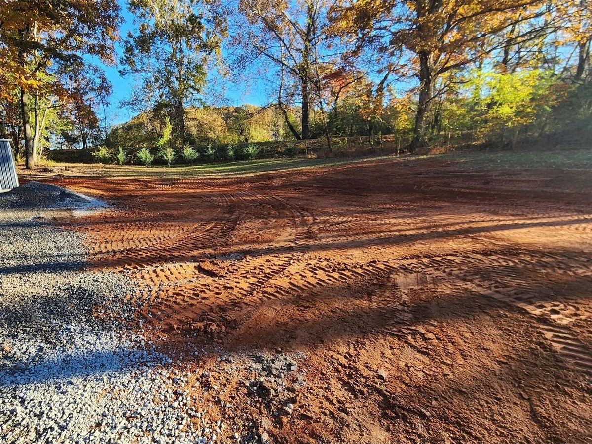 New Cut Driveways for T Crane Grading LLC in Clarkesville, GA