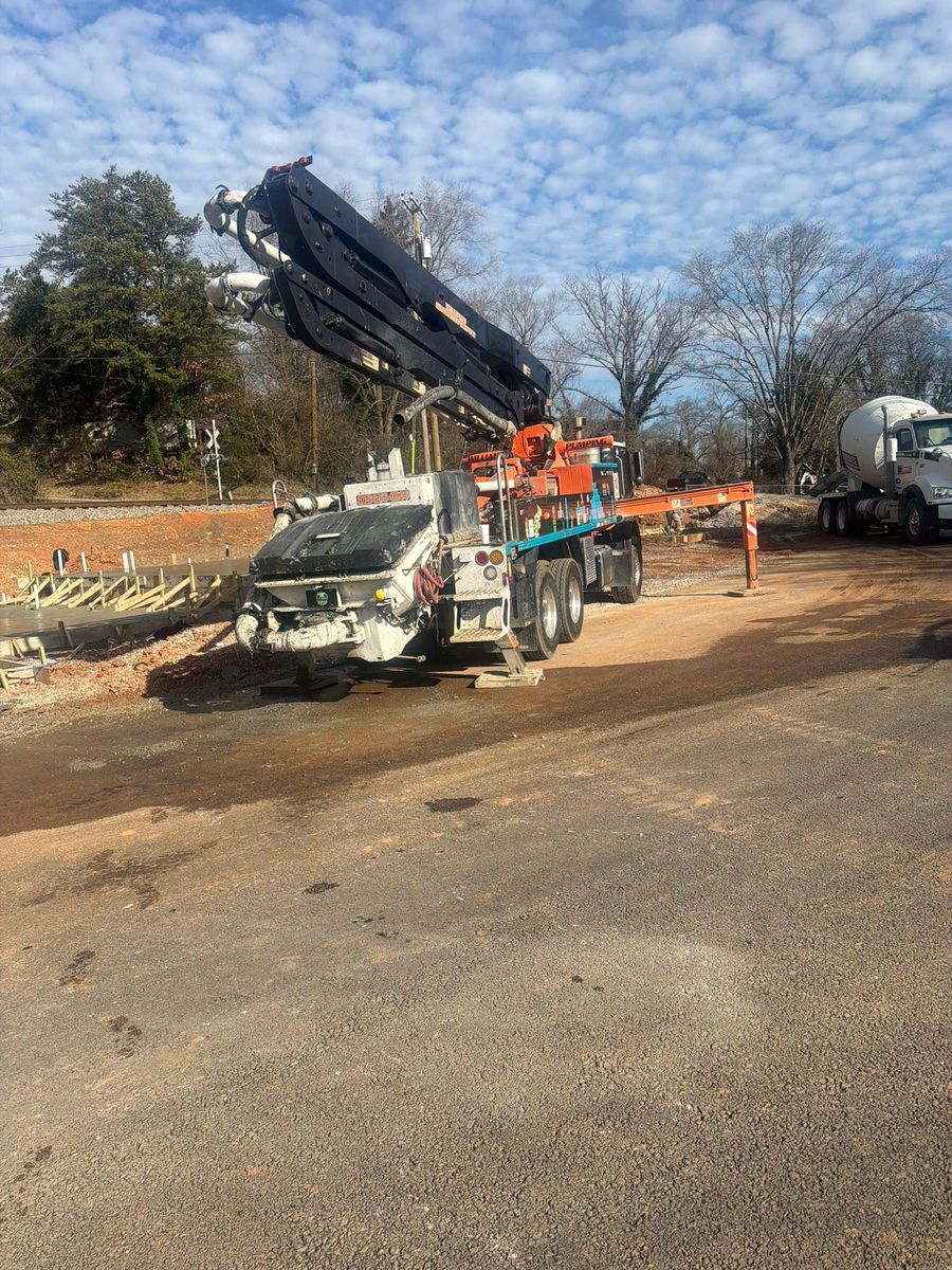 Line Pumping for Williams Concrete Pumping in Knoxville, Tennessee