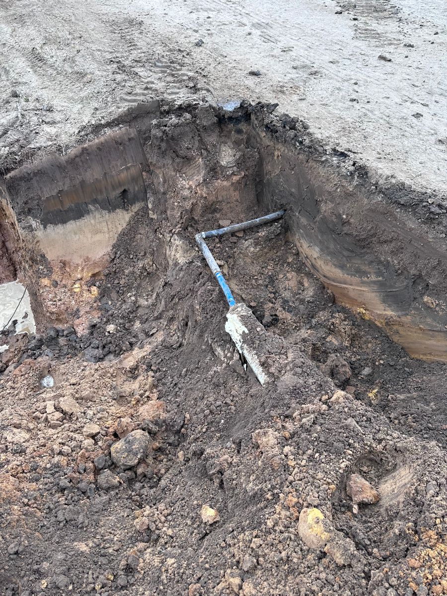 Foundation Digging for B & M Land Management in Green Bay, WI