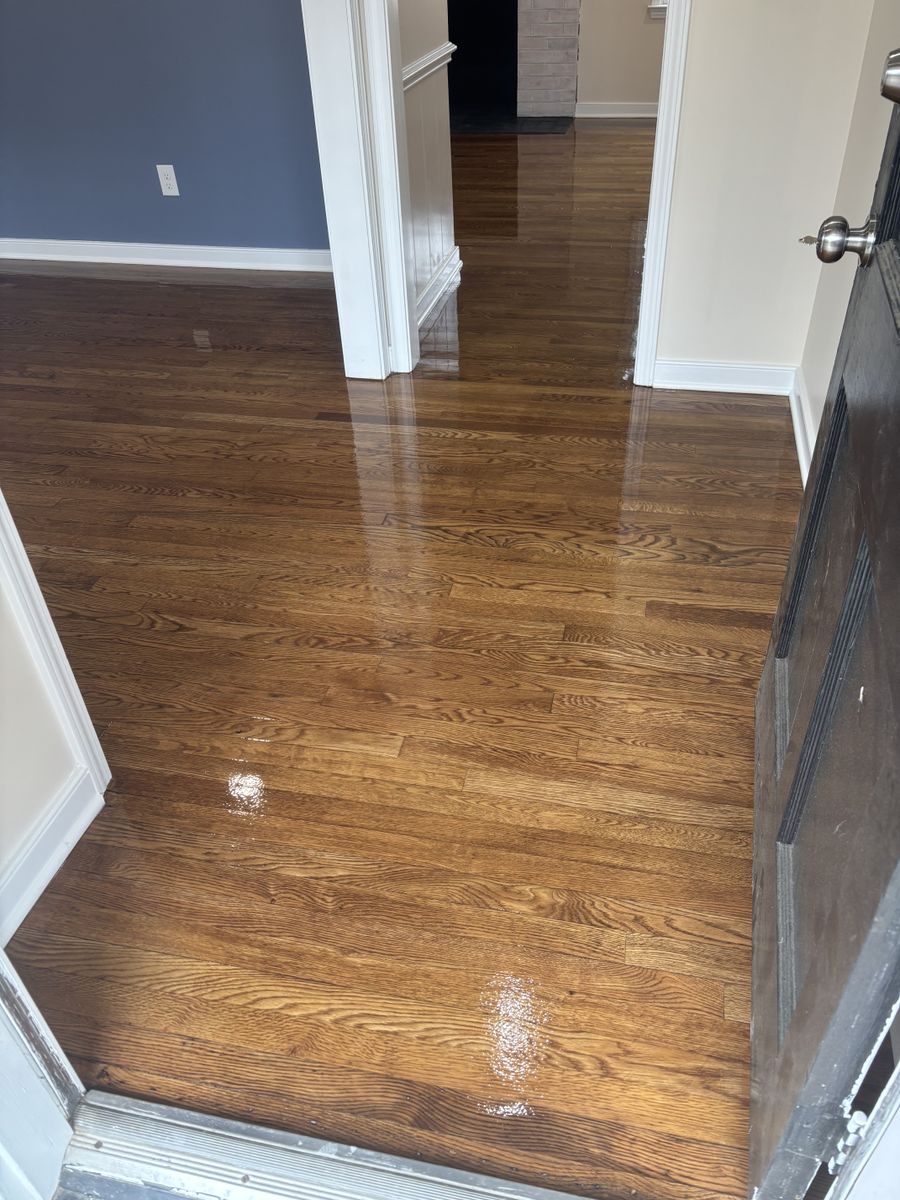 Refinishing hardwood flooring for Jason Tench Flooring LLC in Richmond, VA
