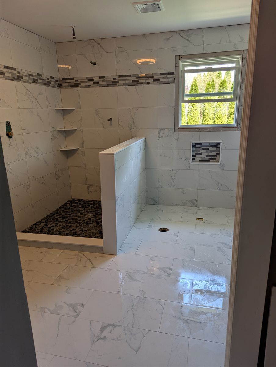 Bathroom Remodeling for George Moncho Tile and Marble in Hope, NJ