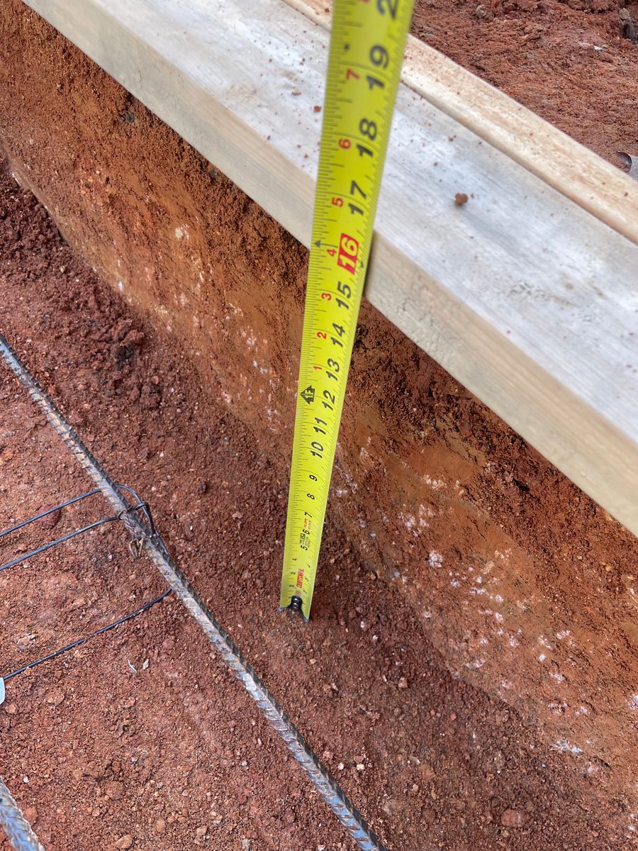 Footings for Wenkel Concrete, LLC in Sherrills Ford, NC