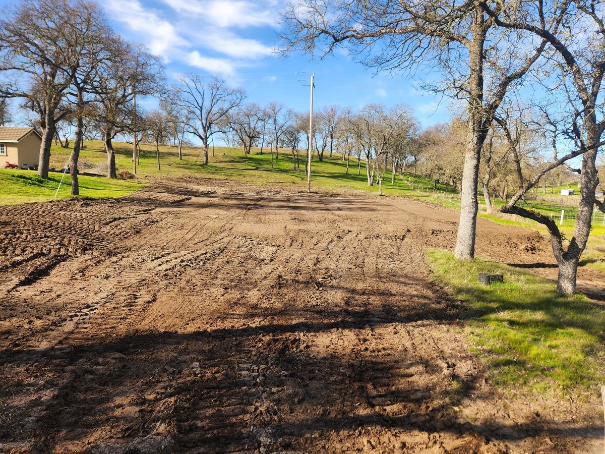 Grading for Amador Engineering Inc. in Acampo, CA