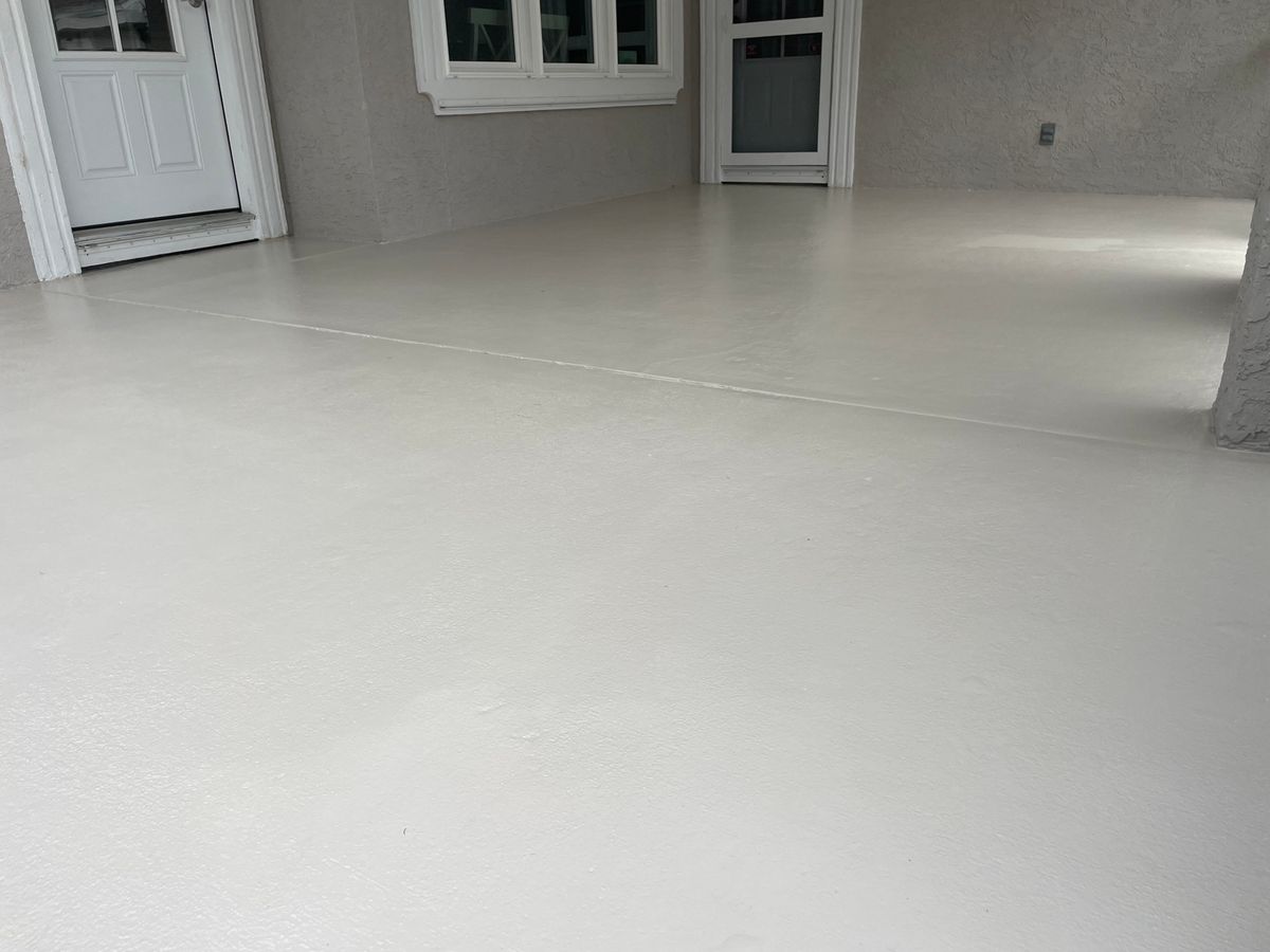 Epoxy Floor Installation for Ferrell’s Professional Painting & Home Services LLC in Panama City Beach, FL