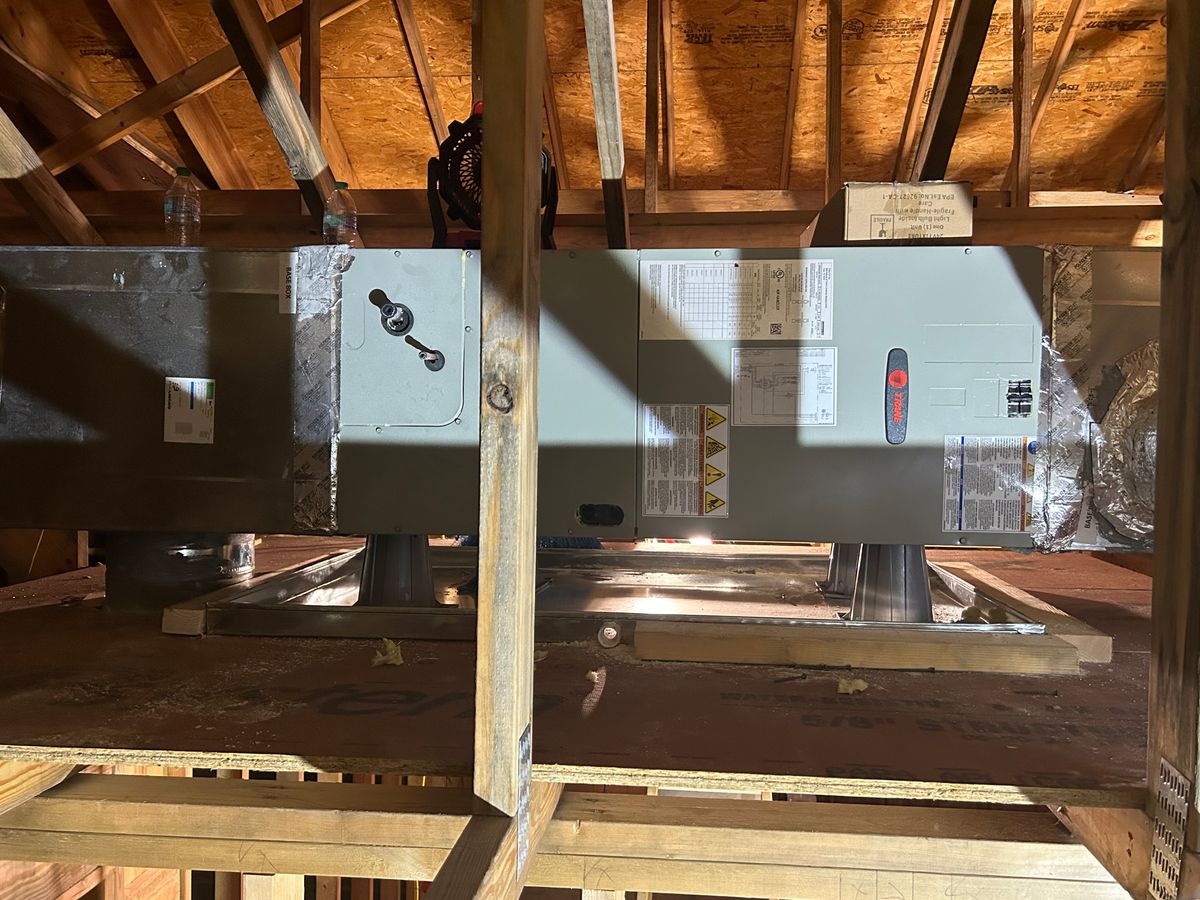 Installation of HVAC Systems for Chilly Willy Mechanical in Charlottesville, VA