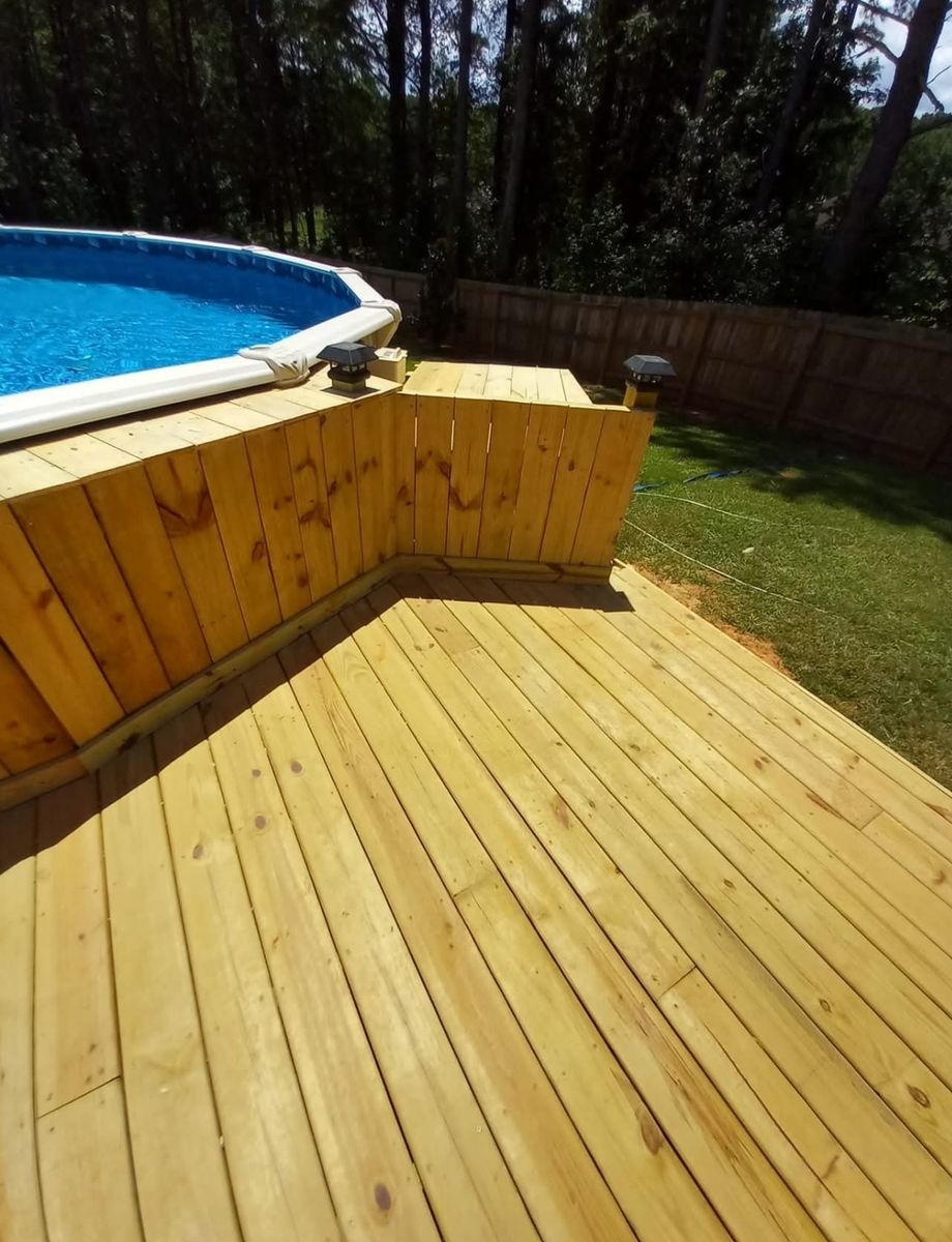 Deck Construction for All Out Construction in Atlanta, GA