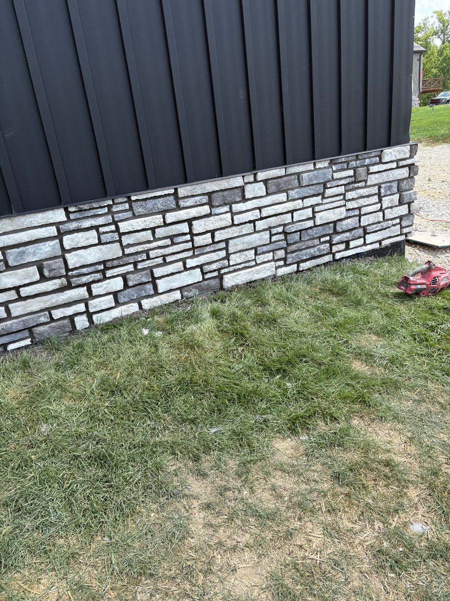 Stone and Block Veneers for RS Masonry LLC in Akron, Ohio