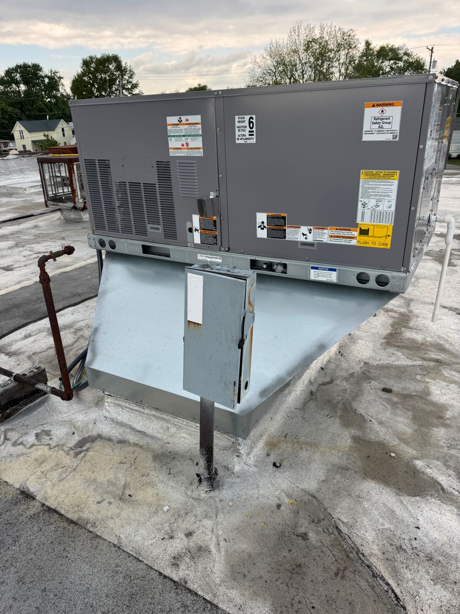 Installation of HVAC Systems for Richard Lewis HVAC in West Union, OH