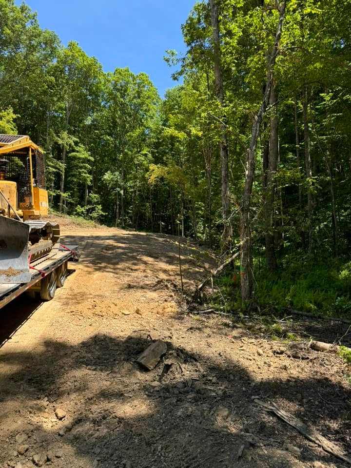 Foundation Digging for B&B Land Management in Jamestown, TN
