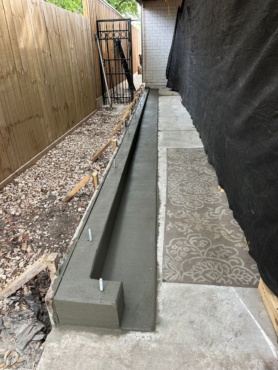 Flatwork for BigTex Concrete Construction in Houston, TX