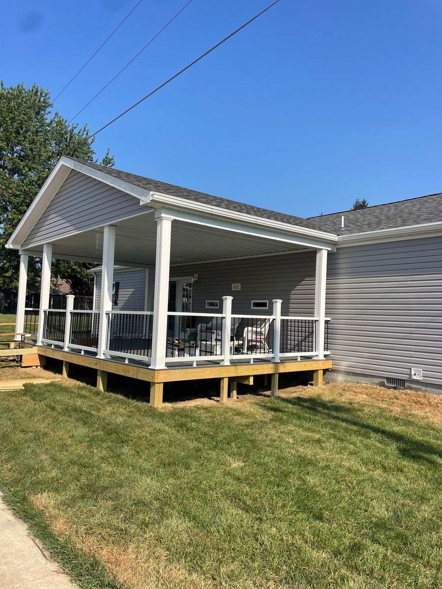 Decks for Miller & Kemp Contracting in Bloomington, IN