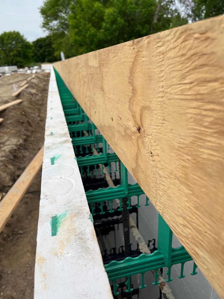 Concrete Slab Construction for CAIR CONCRETE & MASONRY LLC in Baldwin, WI