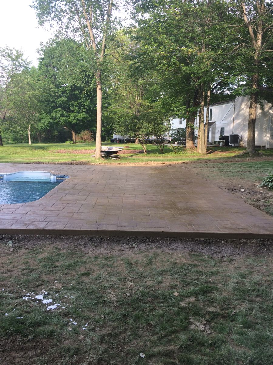 pool concrete installation for Lake Erie Companies in Grand River, OH