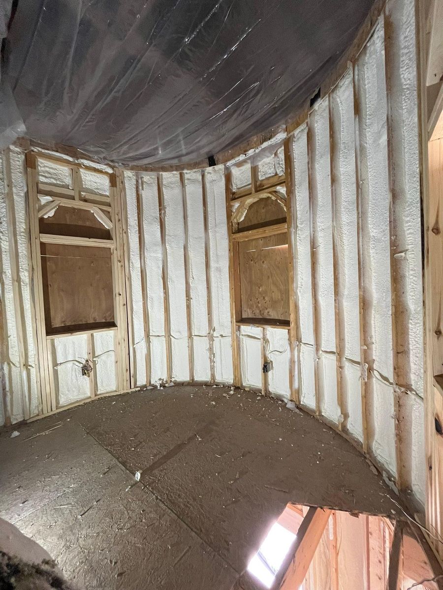New Home Construction Spray Foam Insulation for Schwartz Spray Foam Services in Osseo, WI