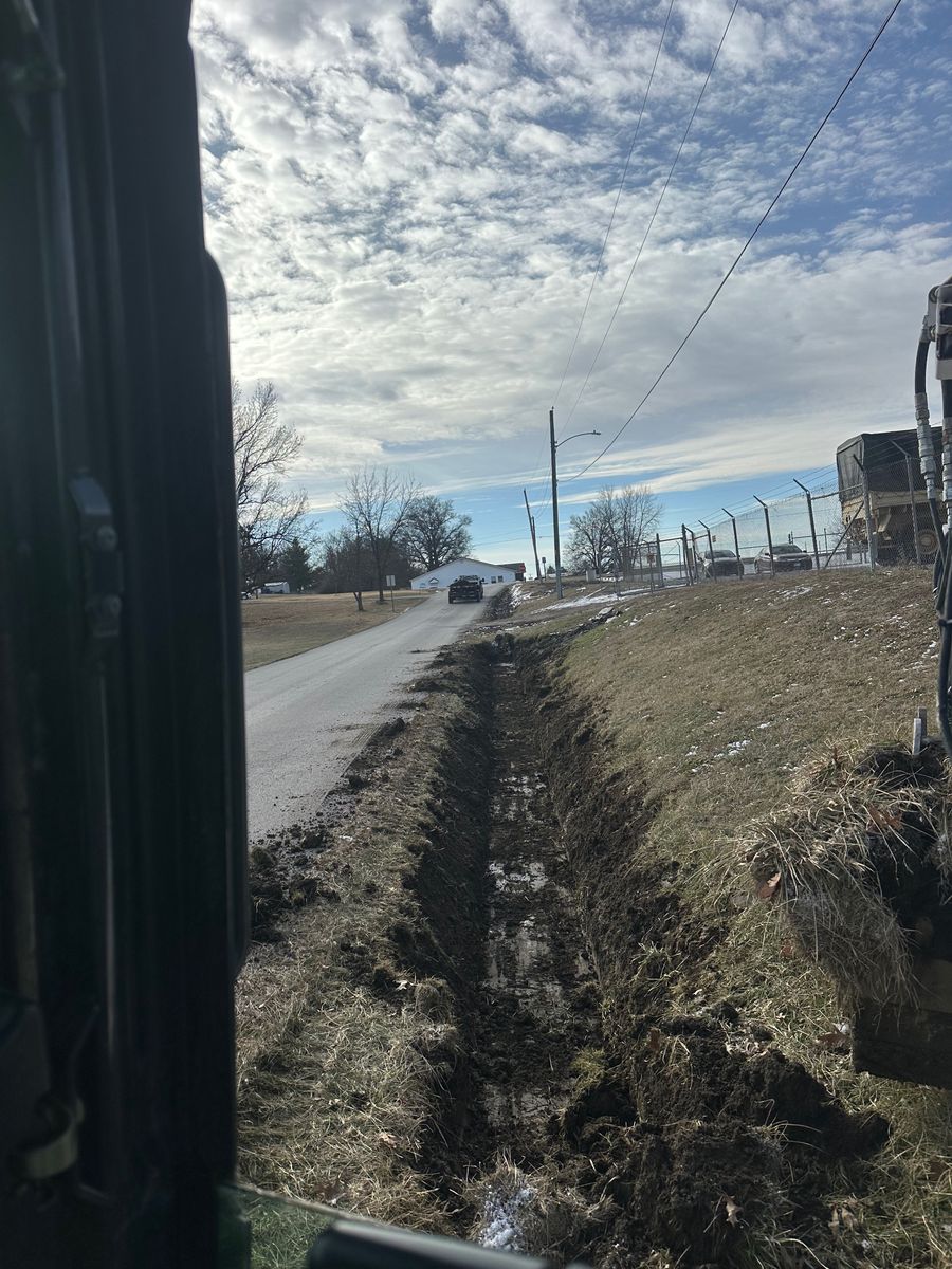 Site Preparation and Grading for Freedom Contracting in Ludlow, MO