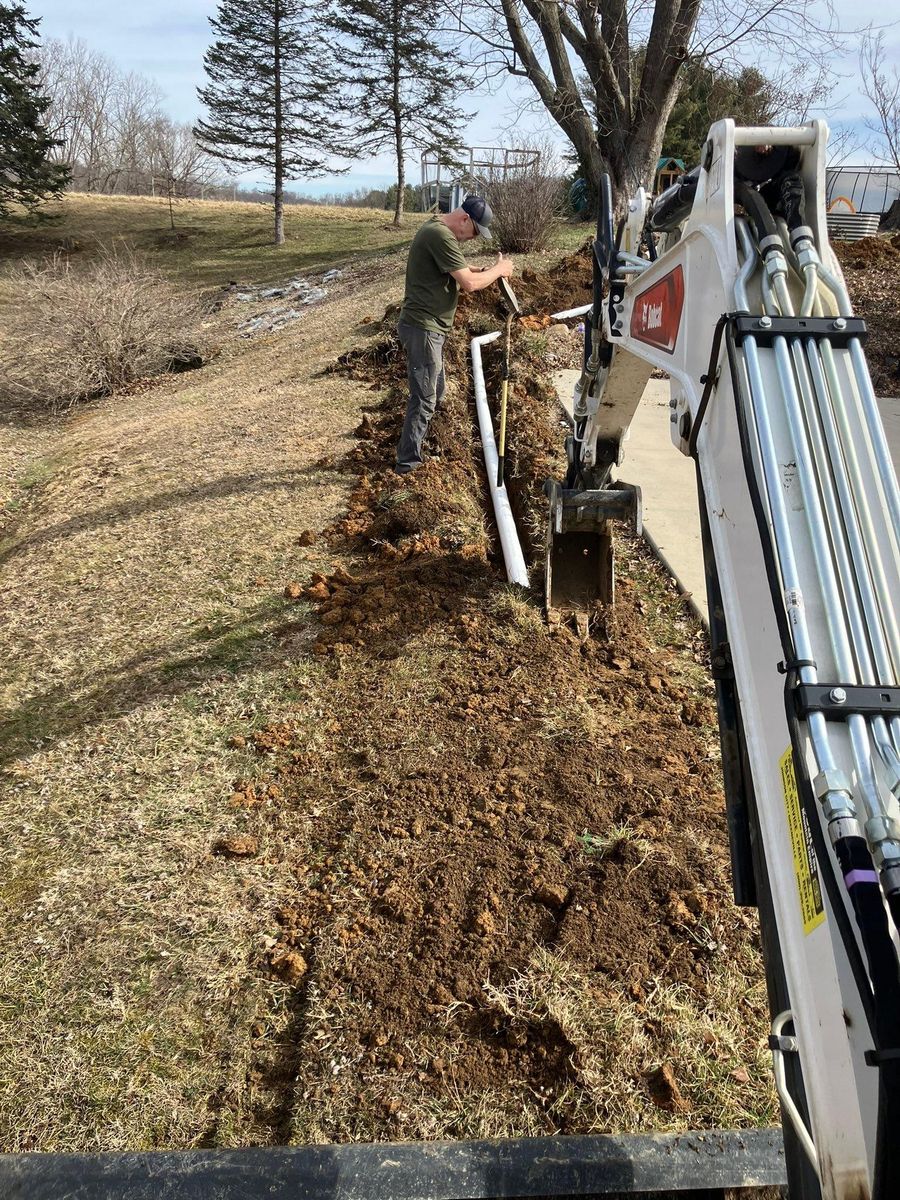 Drainage for Genesis Landworks in Bluff City, TN