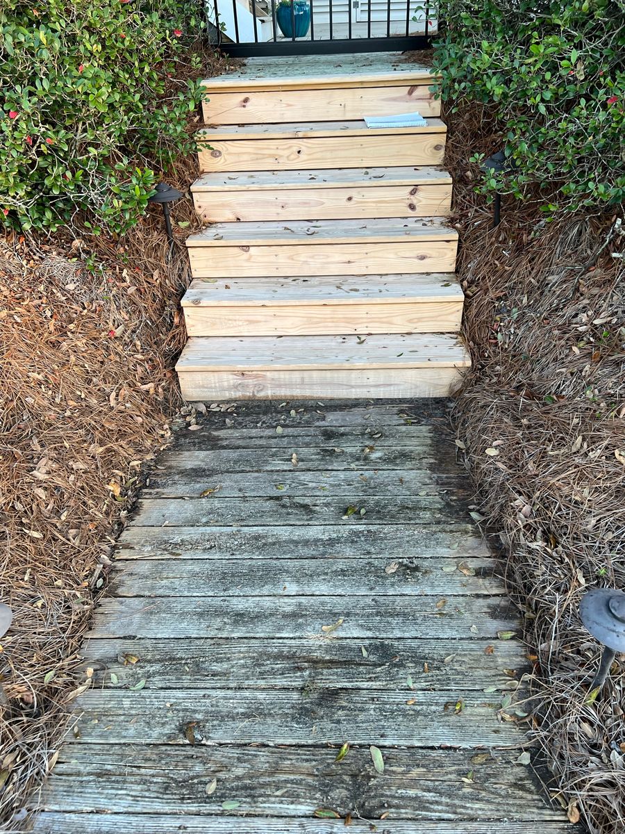 Deck and Patio Construction for MC2 Contracting Solutions in Wilmington, NC