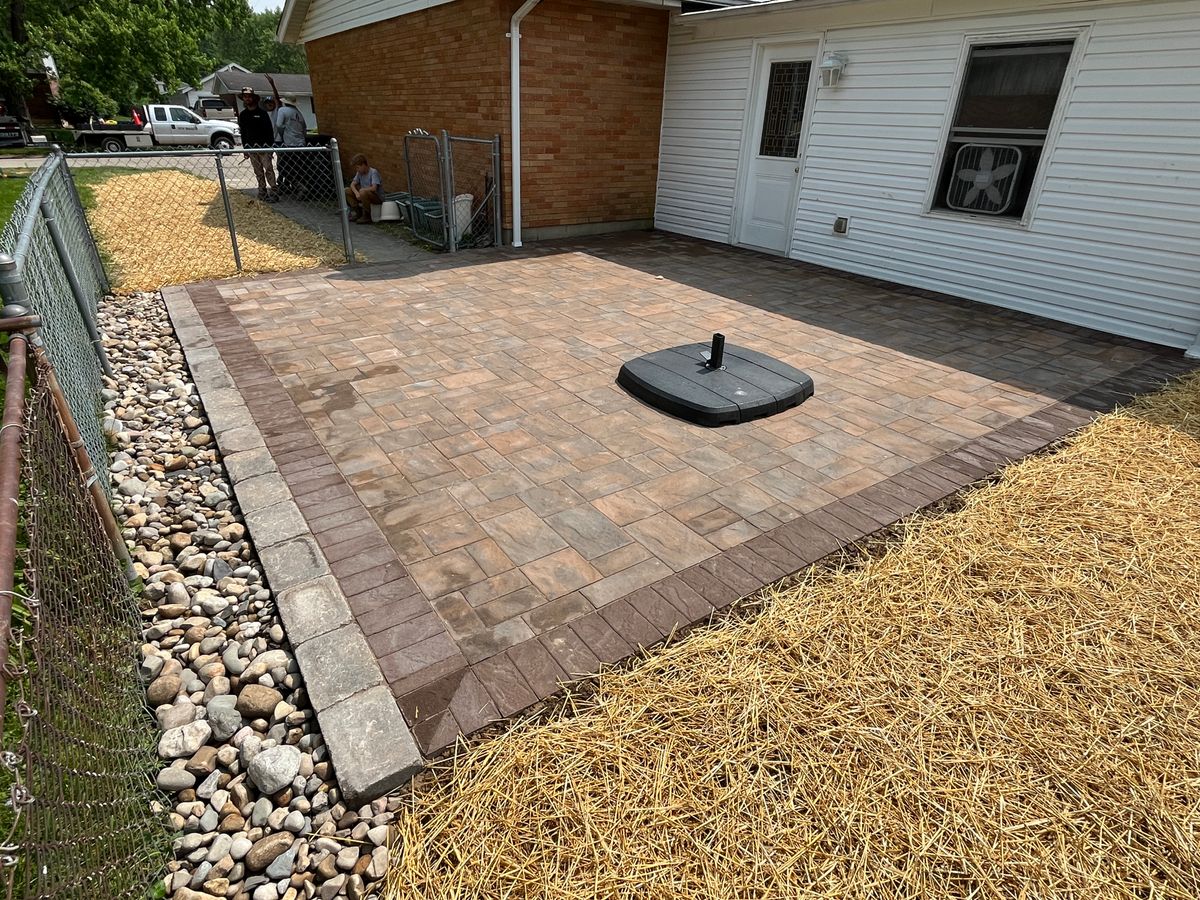 Patio Design & Construction for New Image Outdoor Solutions in Dayton, Ohio