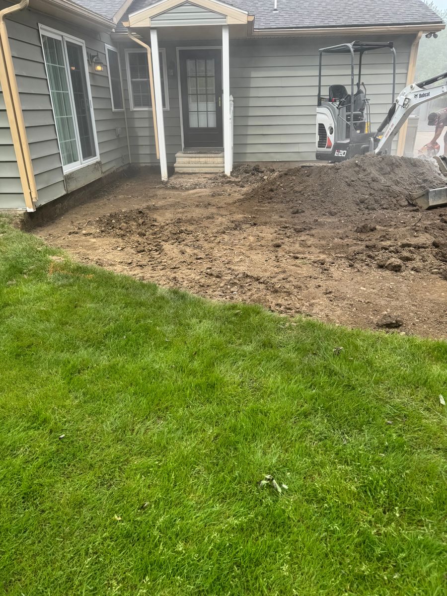 Land clearing for A & A Lawn Care and Outdoor Services in Fairview, PA