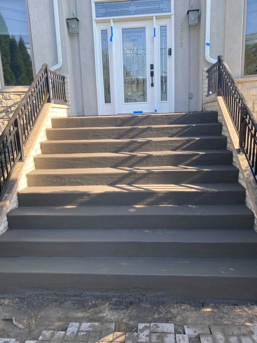 Stair Design & Installation for Deerbrook Construction in Pontiac, MI