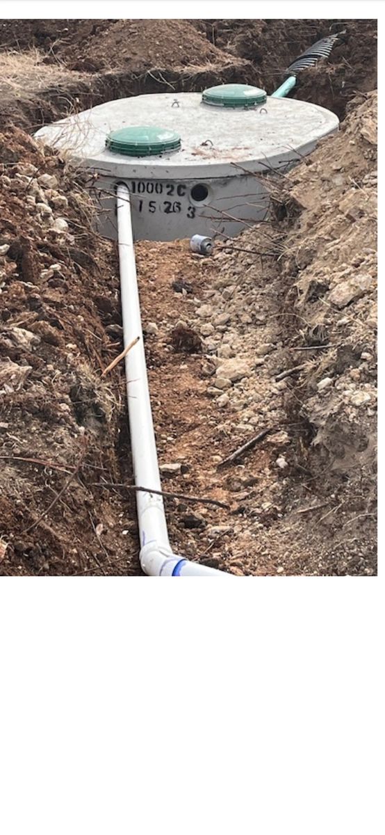 Septic System Installation for Evant Backhoe & Construction in Evant, TX