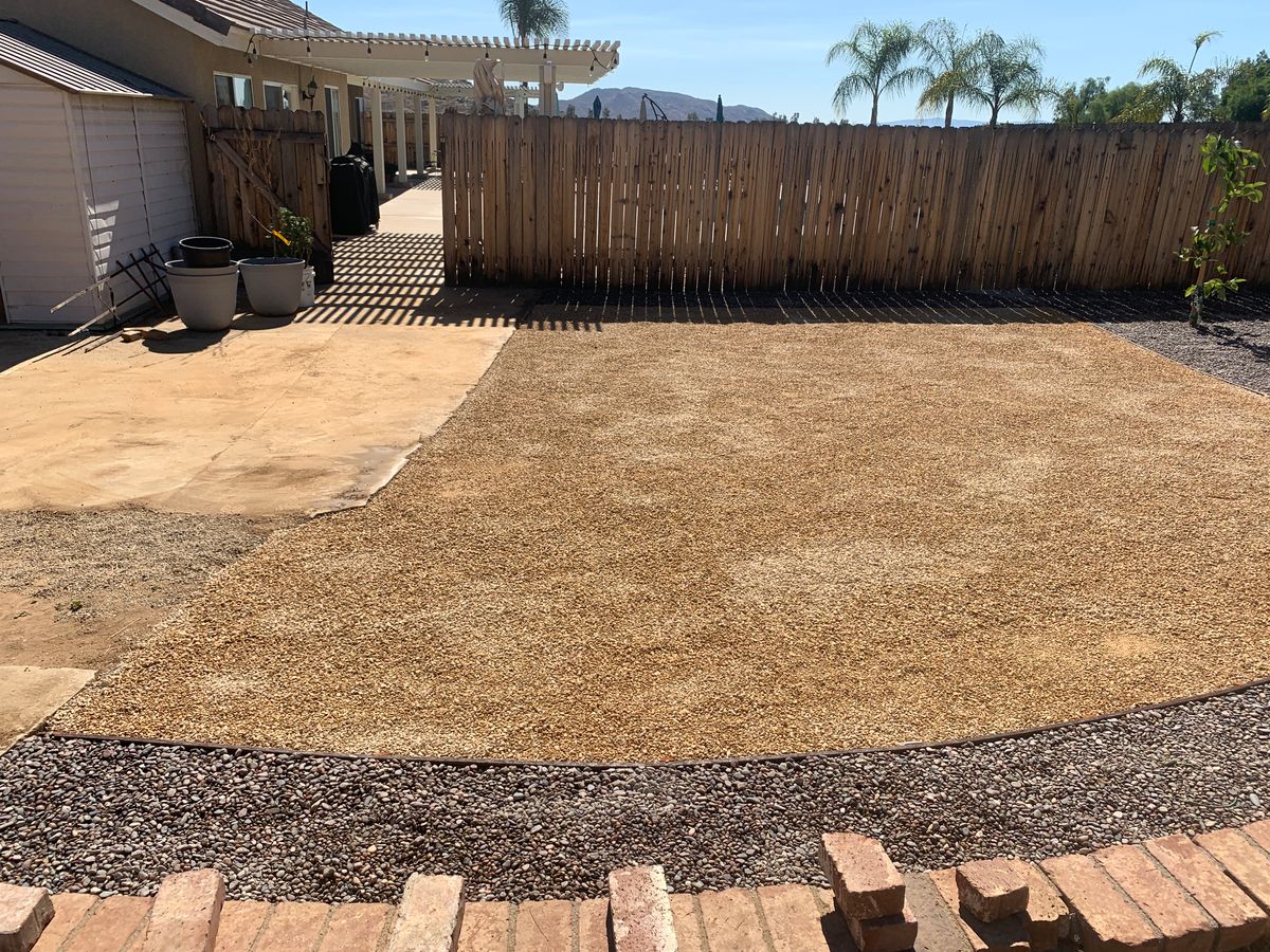 Concrete for Aidan Jade Landscaping in Riverside County, CA