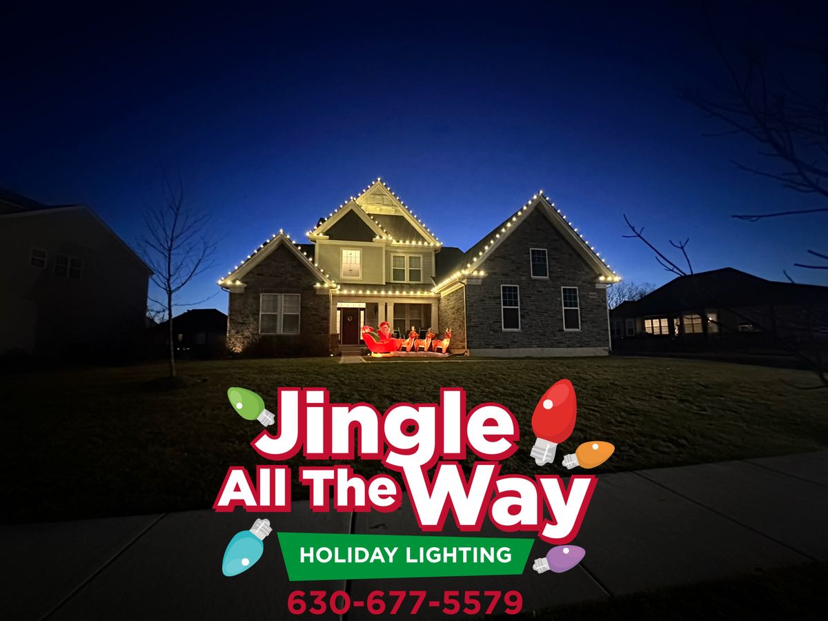 Jingle All the Way - Holiday Lighting for Soapy Suds Services in St. Charles, IL