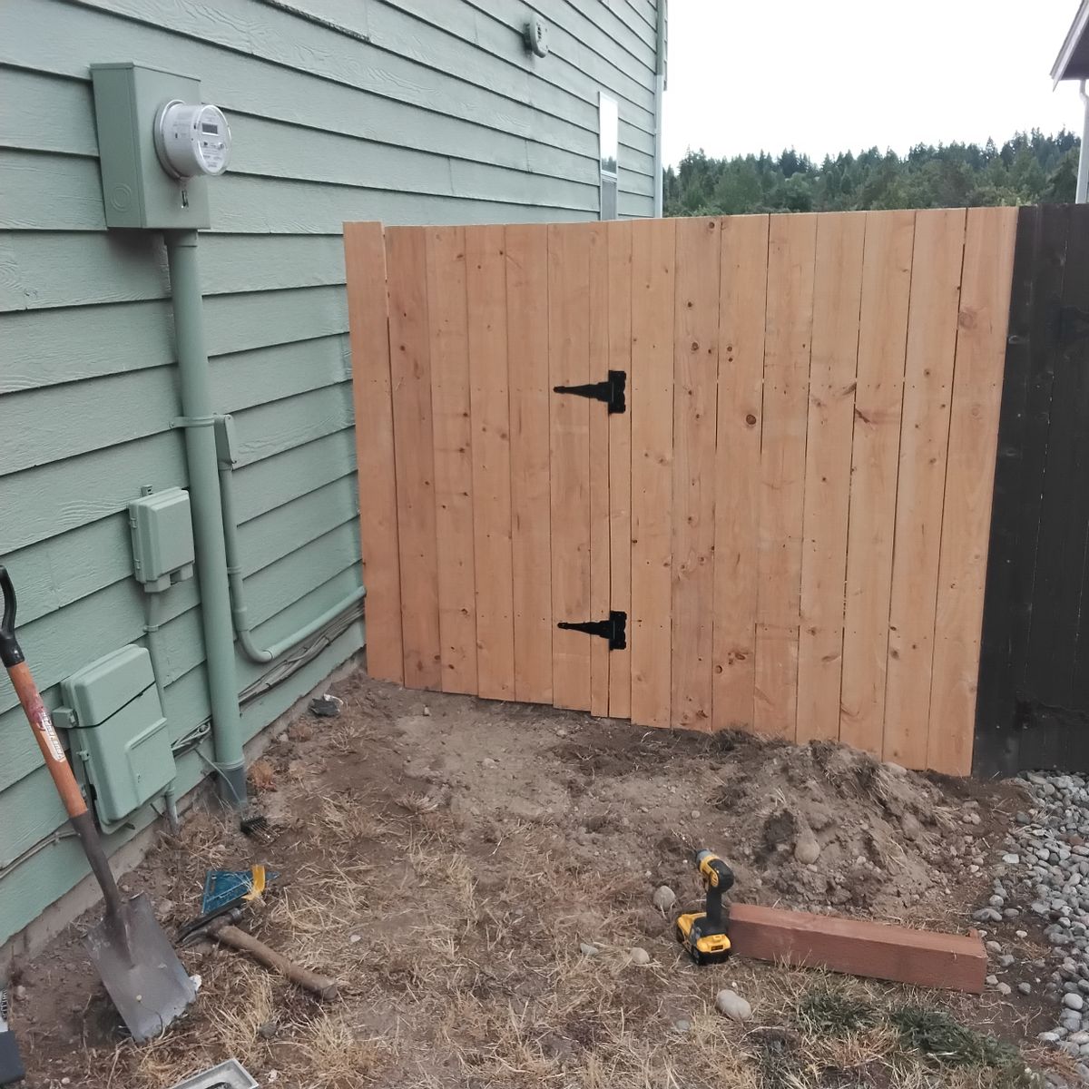 Fence Installation for Rising Hawk Construction LLC. in Kitsap County, WA